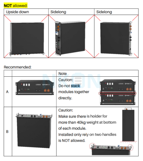 PYLONTECH US5000-1C 48V 4.8kWh Home Battery