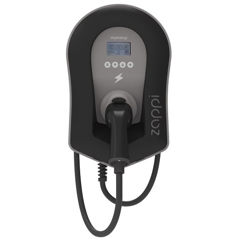 Zappi Autolaadstation 3Fase 6.5mtr V2 Zwart