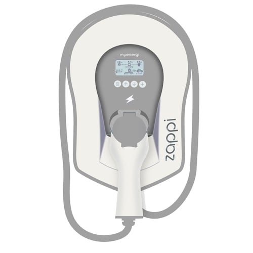 Zappi Autolaadstation 3fase 6.5mtr V2